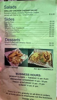 Menu photo 4 Bucky Moonshine's Dallas, TX
