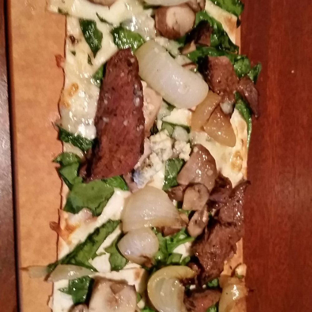Seasons 52 - Blue Cheese and Steak Flat Bread...pure perfection - New American Near Me - Schaumburg, Illinois Seasons 52 - Blue Cheese and Steak Flat Bread...pure perfection - New American Near Me - Schaumburg, Illinois