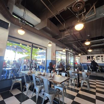 Mr. Fish Chips & Chowder - Interior with view to exterior - Seafood Near Me - Seattle, Washington