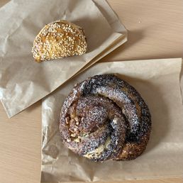 Poppy Seed Danish and feta cheese pastry
