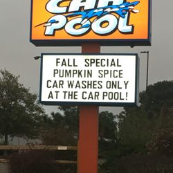 Current sign. Now owned by Car Pool!