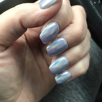 Logan Square Nail Salon - Had the Holograms polish technique done very cool! Love it!... Thanks Jonathan! - Nail Salons Near Me - Chicago, Illinois