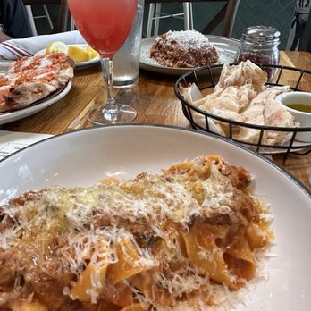 OSTE - LASAGNA AL FORNO HOME MADE BREAD & EVOO? Mozzarella Pinsa(?) PAPPARDELLE ALLA VACCINARA - Italian Near Me - Los Angeles, California