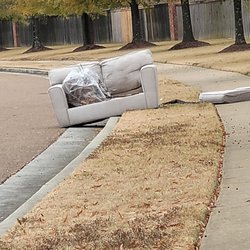 Collins Keith S Company - Gerland Creek common ground.area location, please remove ASAP. What an eye sore within the neighborhood just unacceptable.