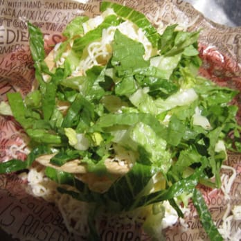 Chipotle Mexican Grill - Tacos buried under the lettuce - Mexican Near Me - Cincinnati, Ohio