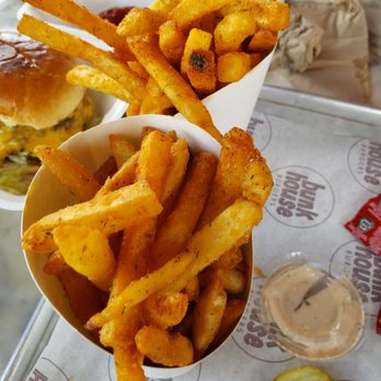 Bunkhouse Burgers - Seasoned fries - Burgers Near Me - Clarkston, Michigan Bunkhouse Burgers - Seasoned fries - Burgers Near Me - Clarkston, Michigan