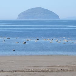 Girvan Beach - Ailsa Craig from Girvan Beach, Girvan