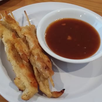 Ban Moon - Chicken satay that tastes dry - Thai Near Me - San Angelo, Texas
