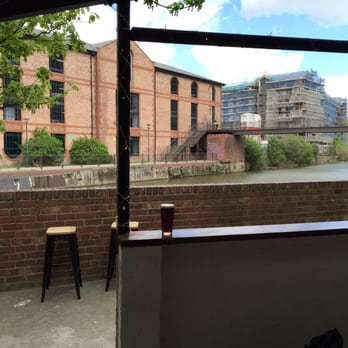 Brew York - The Foss river from the beer garden - Breweries Near Me - Walmgate, YOR
