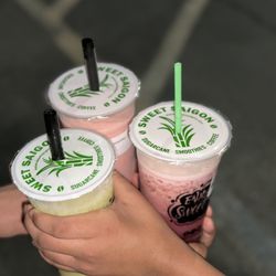 Sweet Saigon - C15 Dragon Strawberry Cane, C2 Coconut Milk Cane and Strawberry Smoothie