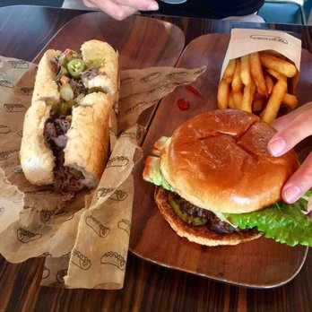 Buona - $5 lets you build your own burger on Wednesday, comes with a side of fries :) - Burgers Near Me - Bolingbrook, Illinois