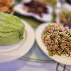Imperial Garden Restaurant - Chicken and Shrimp Lettuce wraps.