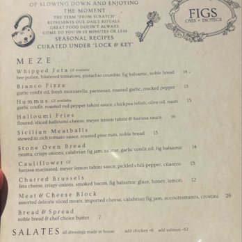 Figs Oven + Enoteca - Mediterranean Near Me - Tucson, Arizona