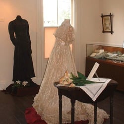 Museum on Main Street - Before the 1900s, a wedding dress was just the woman's best dress. It could be any color, including black.