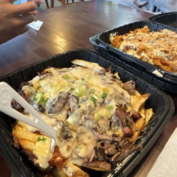 Crazy Block Cheesecakes - brisket loaded fries - Desserts Near Me - Oakland, California Crazy Block Cheesecakes - brisket loaded fries - Desserts Near Me - Oakland, California
