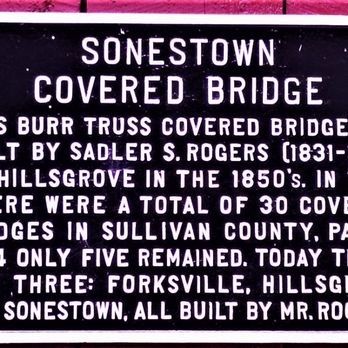 Sonestown Covered Bridge - Sonestown Covered Bridge Marker - Landmarks & Historical Buildings Near Me - Sonestown, Pennsylvania Sonestown Covered Bridge - Sonestown Covered Bridge Marker - Landmarks & Historical Buildings Near Me - Sonestown, Pennsylvania