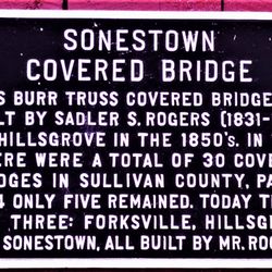 Sonestown Covered Bridge - Sonestown Covered Bridge Marker