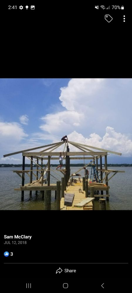 Slide of Sams custom carpentry