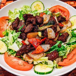 Pho Quyen - Cubed beef filet dish, one of my favorites! Like a beef salad.