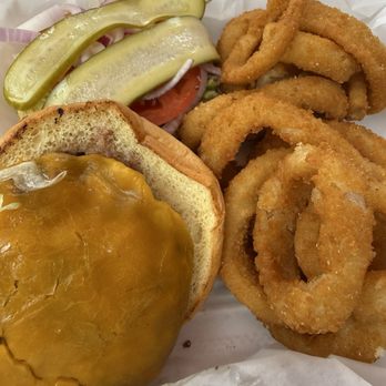 Tide & Tonic - Burger and onion rings. - Tapas/Small Plates Near Me - Fruit Cove, Florida Tide & Tonic - Burger and onion rings. - Tapas/Small Plates Near Me - Fruit Cove, Florida