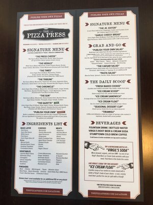 Menu photo 4 The Pizza Press North Hollywood, CA Menu photo 4 The Pizza Press North Hollywood, CA