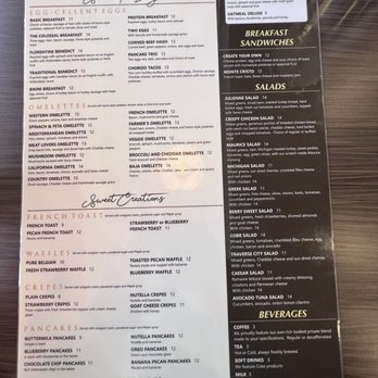 The Garfield Cafe - the menu of the restaurant - Cocktail Bars Near Me - Clinton Township, Michigan