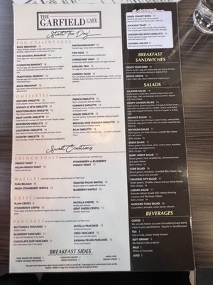 Menu photo 3 The Garfield Cafe Clinton Township, MI