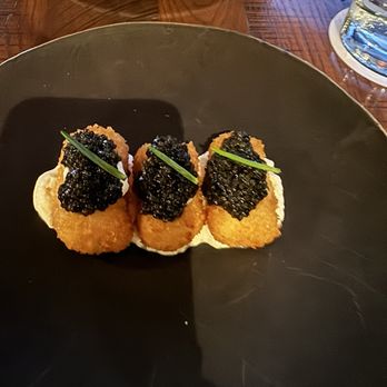 Riel - Caviar Tots - New American Near Me - Houston, Texas Riel - Caviar Tots - New American Near Me - Houston, Texas