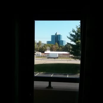 Courtyard by Marriott Mahwah - My view from my room.  It was loud.  Stay at the Sheraton down the street (the big building).  You'll actually sleep. - Hotels Near Me - Mahwah, New Jersey