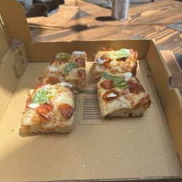 Hot pepperoni pizza Hot pepperoni pizza