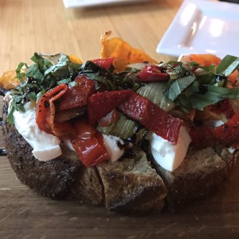 Forage Bistro & Lounge - Burrata toast - New American Near Me - Driggs, Idaho Forage Bistro & Lounge - Burrata toast - New American Near Me - Driggs, Idaho