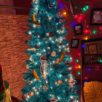 Tiki Tiki Bang Bang - a christmas tree decorated with bananas - Tiki Bars Near Me - Cincinnati, Ohio