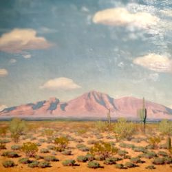 Phippen Museum - "Camelback" by Marjorie Thomas (1885-1978). "Oil. On loan from the Picerne Collection."