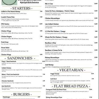 Piri Piri Kitchen - Menu - Portuguese Near Me - Somerset, Massachusetts Piri Piri Kitchen - Menu - Portuguese Near Me - Somerset, Massachusetts