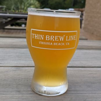 Thin Brew Line - Hefeweizen on the patio - Breweries Near Me - Virginia Beach, Virginia Thin Brew Line - Hefeweizen on the patio - Breweries Near Me - Virginia Beach, Virginia
