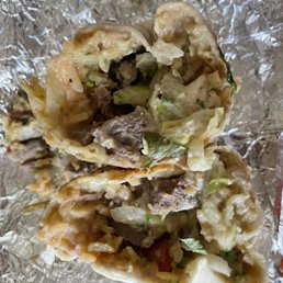 Beef Tongue Burrito