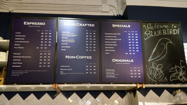 Menu photo 1 Bluebird Coffee Hong Kong, HK