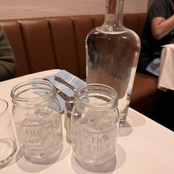 The Shed Restaurant - Mohegan Sun CT - Water, glasses of ice - Comfort Food Near Me - Uncasville, Connecticut The Shed Restaurant - Mohegan Sun CT - Water, glasses of ice - Comfort Food Near Me - Uncasville, Connecticut