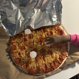 Thin crust pepperoni Thin crust pepperoni