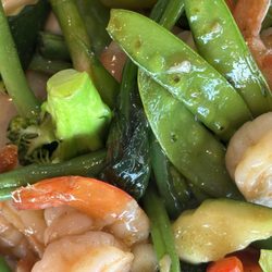 Ocean Palace Chinese Seafood Restaurant - Shrimp and vegetables