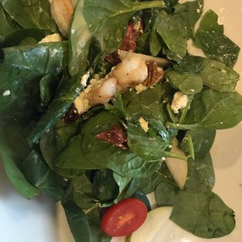 Primo's Italian Restaurant & Lounge - Spinach salad with a side a shrimp - Italian Near Me - Miami, Florida Primo's Italian Restaurant & Lounge - Spinach salad with a side a shrimp - Italian Near Me - Miami, Florida
