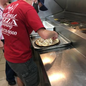 The East Coast Pizza - My son getting to make his own pizza at east coast and getting the shirt was such a perk! - Pizza Near Me - Simi Valley, California The East Coast Pizza - My son getting to make his own pizza at east coast and getting the shirt was such a perk! - Pizza Near Me - Simi Valley, California