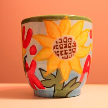 The Clayroom - My finished mug. - Paint-Your-Own Pottery Near Me - Brookline, Massachusetts