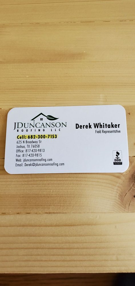 Slide of J Duncanson Roofing