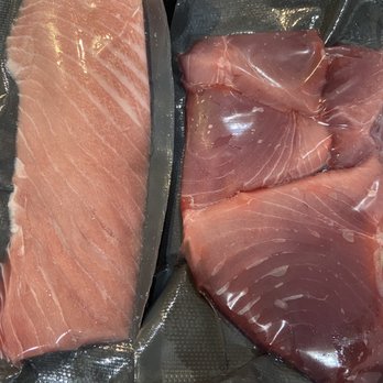 Dry Dock Fish Co - Blue fin tuna we caught being process by dry docks - Seafood Markets Near Me - Fullerton, California Dry Dock Fish Co - Blue fin tuna we caught being process by dry docks - Seafood Markets Near Me - Fullerton, California
