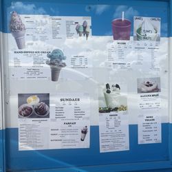 Frosty Freeze - Menu