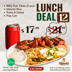 Kolachi BBQ & Grill - Kolachi BBQ, Halal Retaurant Lunch Deals