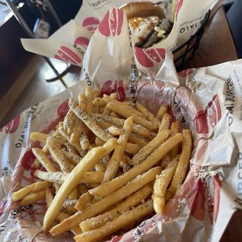 Ojai Burger - Parm truffle fries - Burgers Near Me - Orange, California