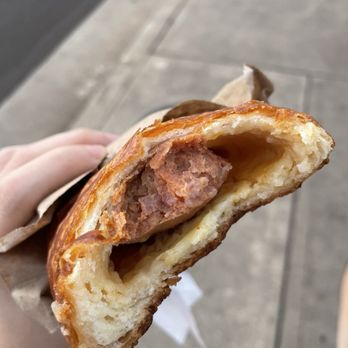 Papi’s Ohana - Portuguese Sausage Crossaint November 17, 2025 IG: @pharmingfoodies - Pizza Near Me - Lahaina, Hawaii