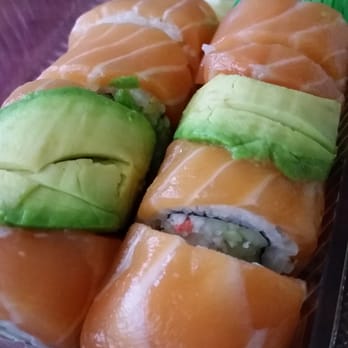 Tokyo Sushi - Alaska Roll- salmon tasted fresh and had good flavor but wasn't too thick. The avocado I did not enjoy at all, they were hard. - Japanese Near Me - Baldwin Park, California Tokyo Sushi - Alaska Roll- salmon tasted fresh and had good flavor but wasn't too thick. The avocado I did not enjoy at all, they were hard. - Japanese Near Me - Baldwin Park, California